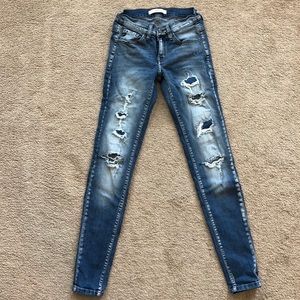 Distructed kancan jeans